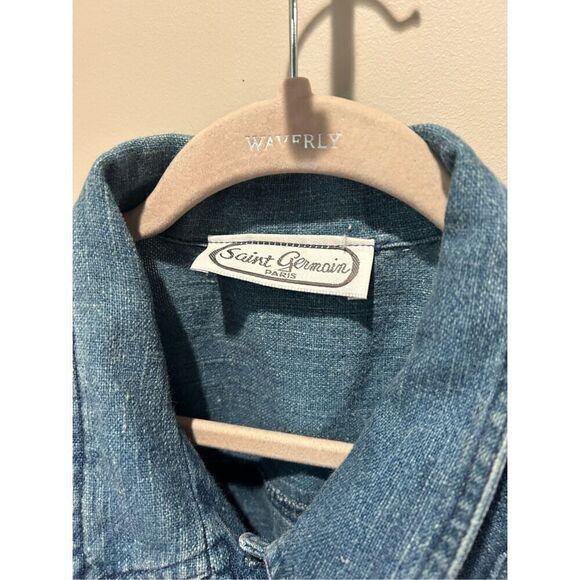 Vintage Saint Germain denim jacket with stones - Picture 9 of 12